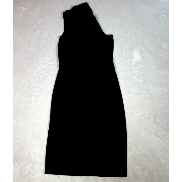 Cosmopolitan Dress The Population Women S Black Velvet Bellamy One Shoulder Mini - Picture 1 of 13